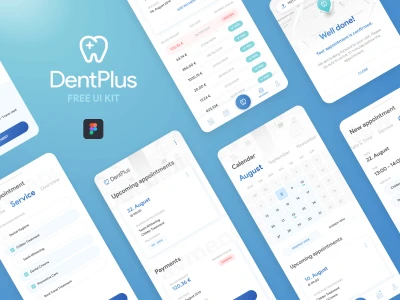 DentPlus UI Kit  - Free template