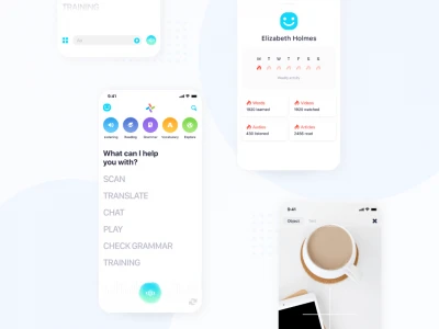 Language Learning App  - Free template