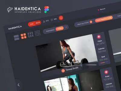 Multipurpose Broadcast Video Conference UI Kit  - Free template
