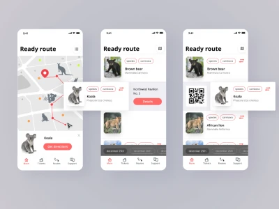 Route Planning App  - Free template