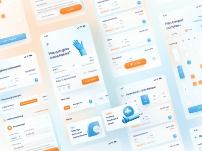 Train Ticketing App  - Free template