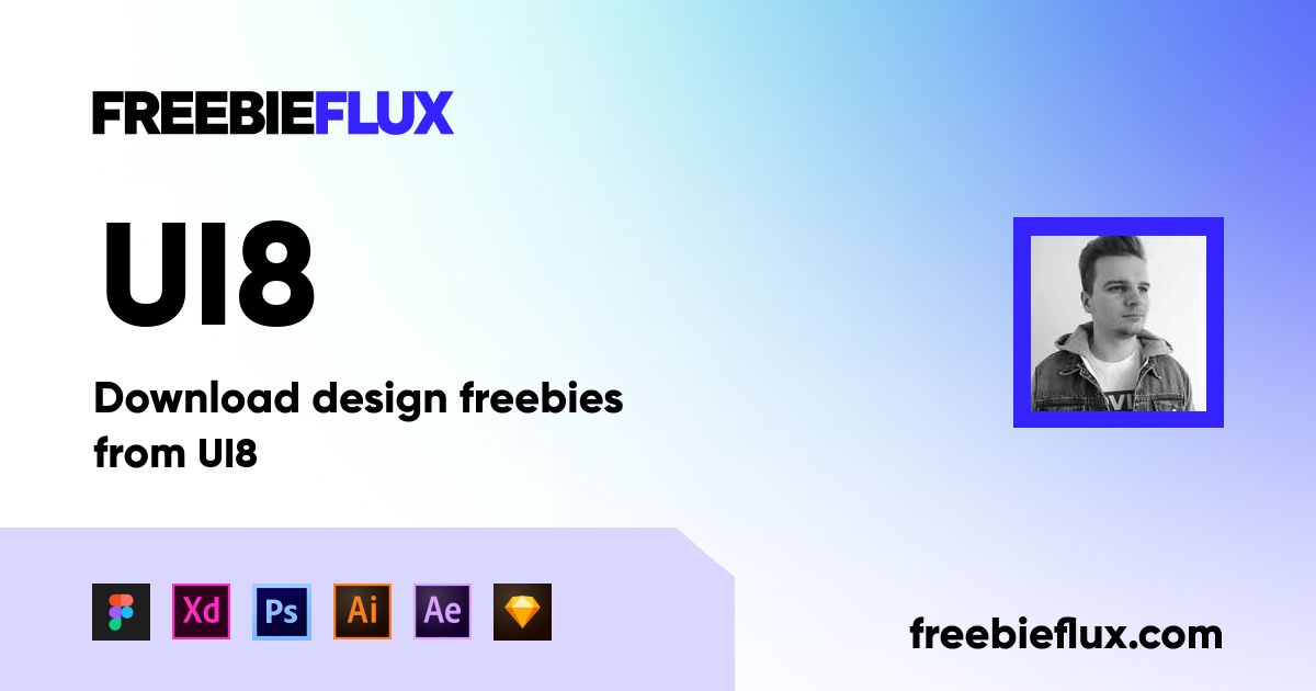 6 freebies for Figma, Adobe XD and Sketch by UI8