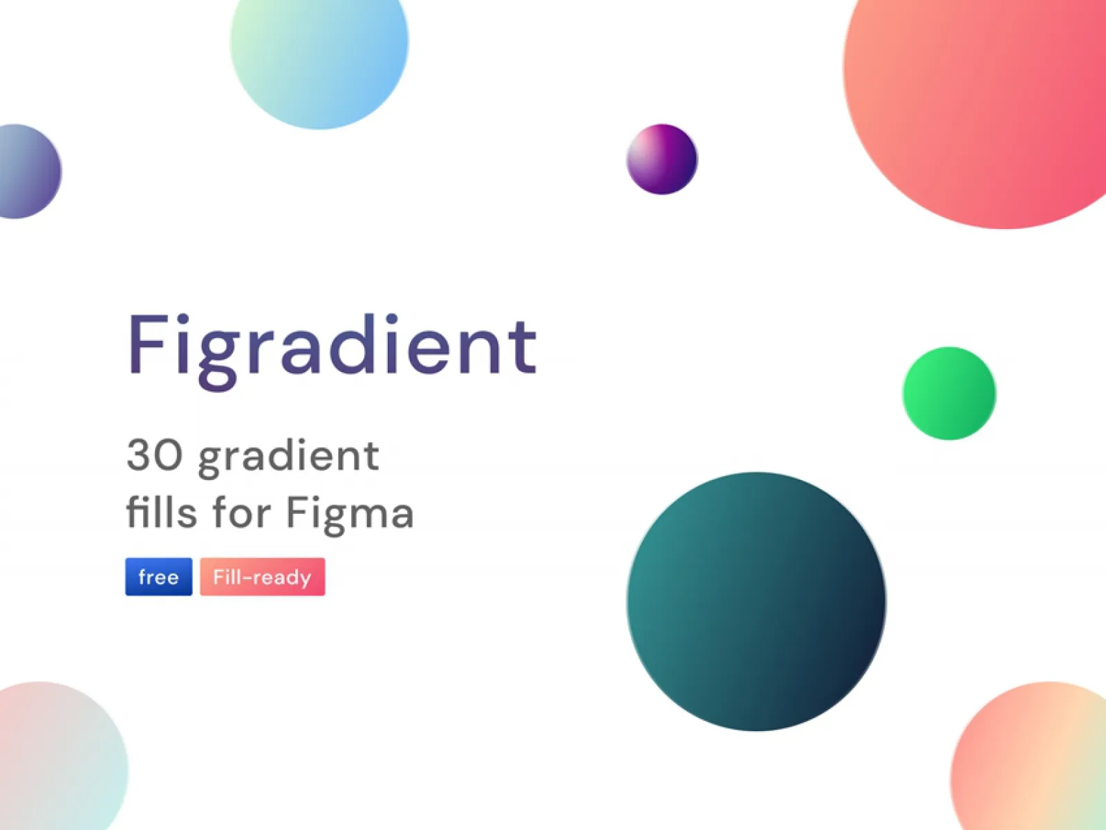 30 Gradient fills for Figma for Figma and Adobe XD No 1