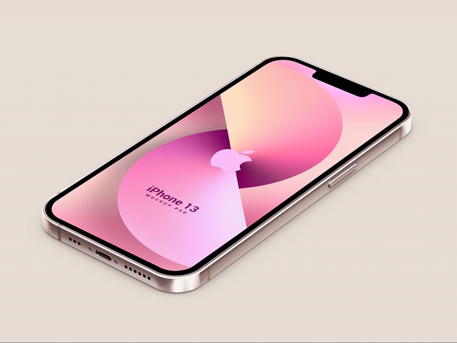 3D iPhone 13 Mockup for Figma and Adobe XD