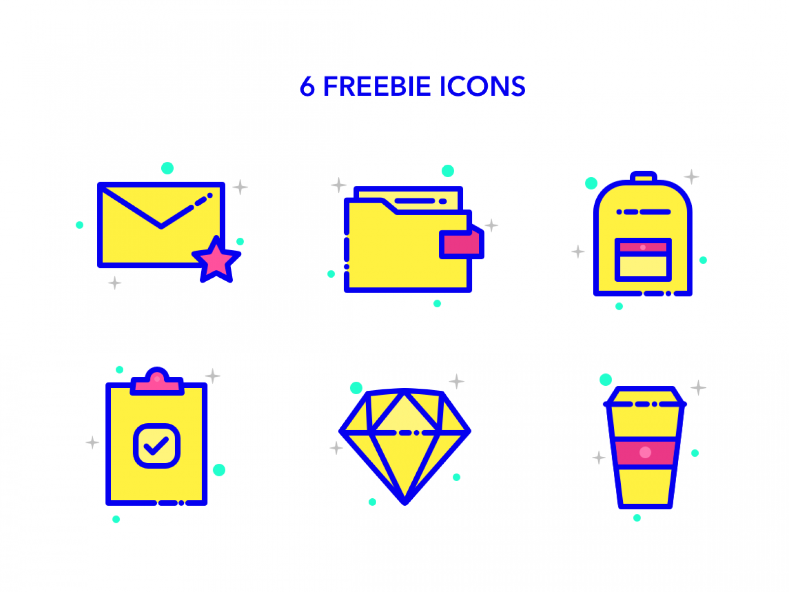 6 MBE Style Icons for Figma and Adobe XD
