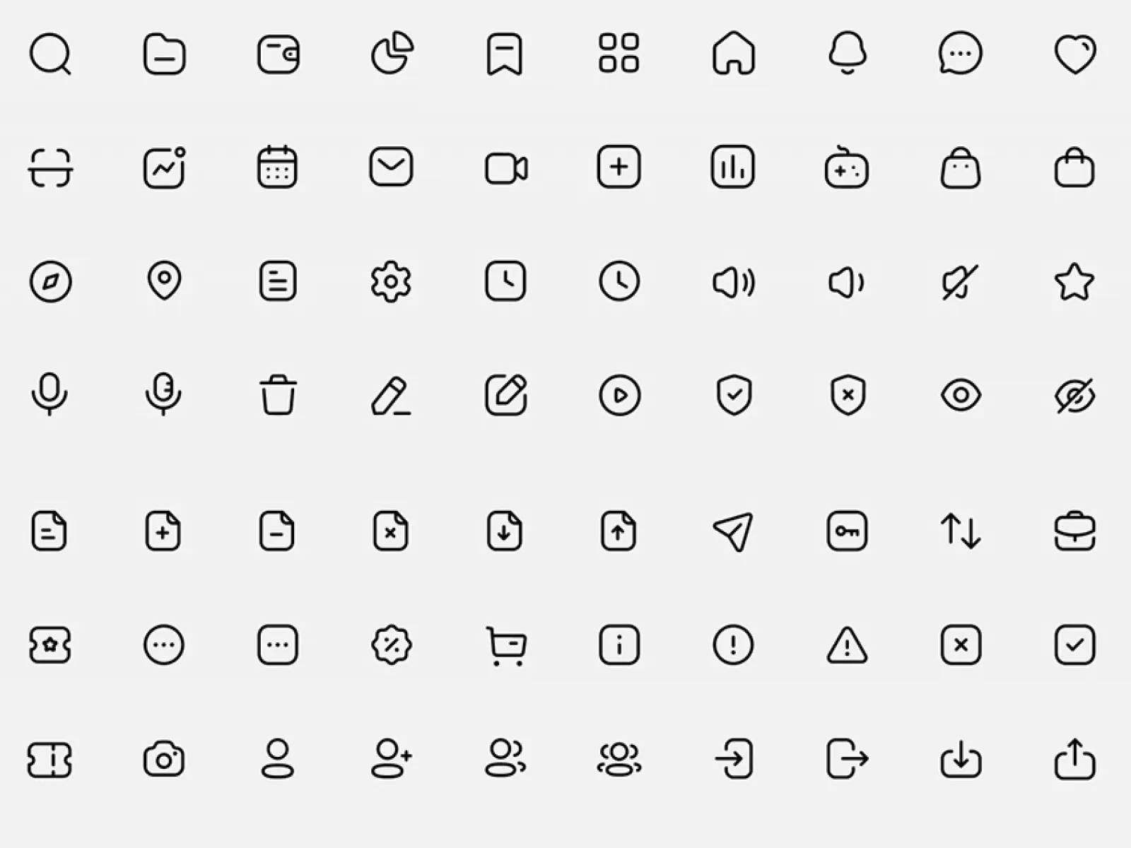 600+ Essential Icons for Figma and Adobe XD No 1