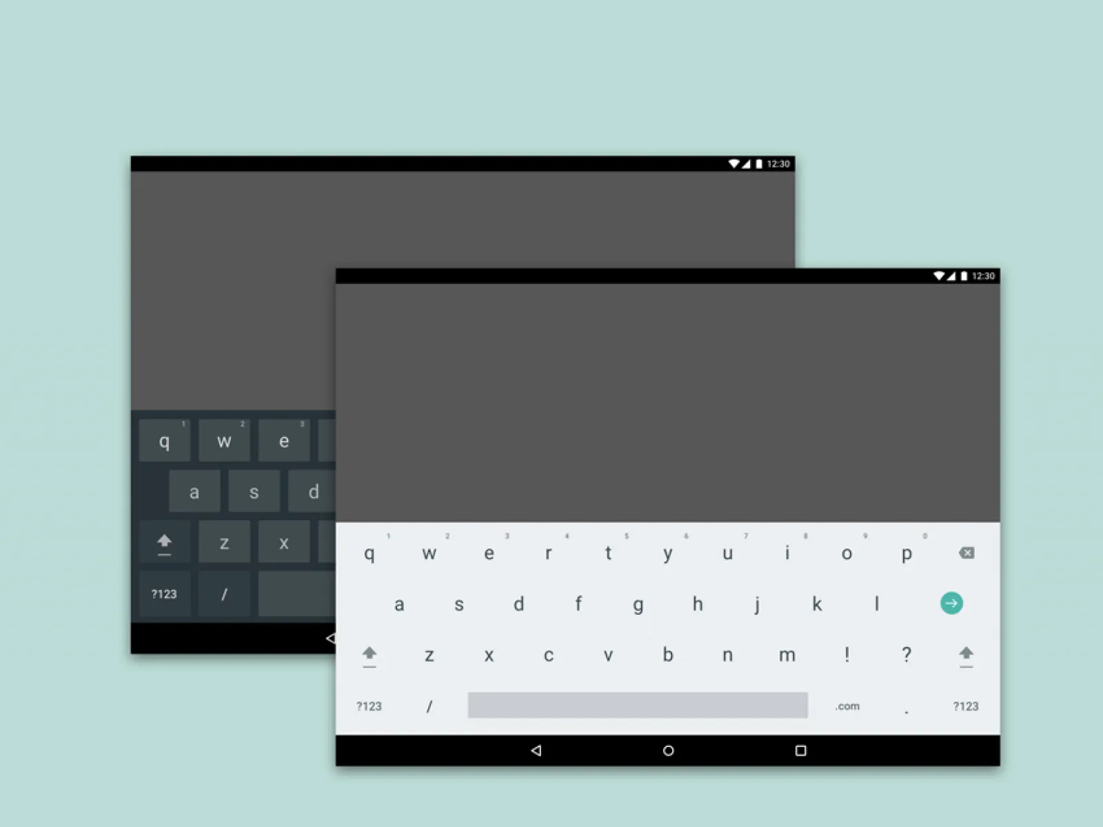 Android Tablet Keyboard for Figma and Adobe XD