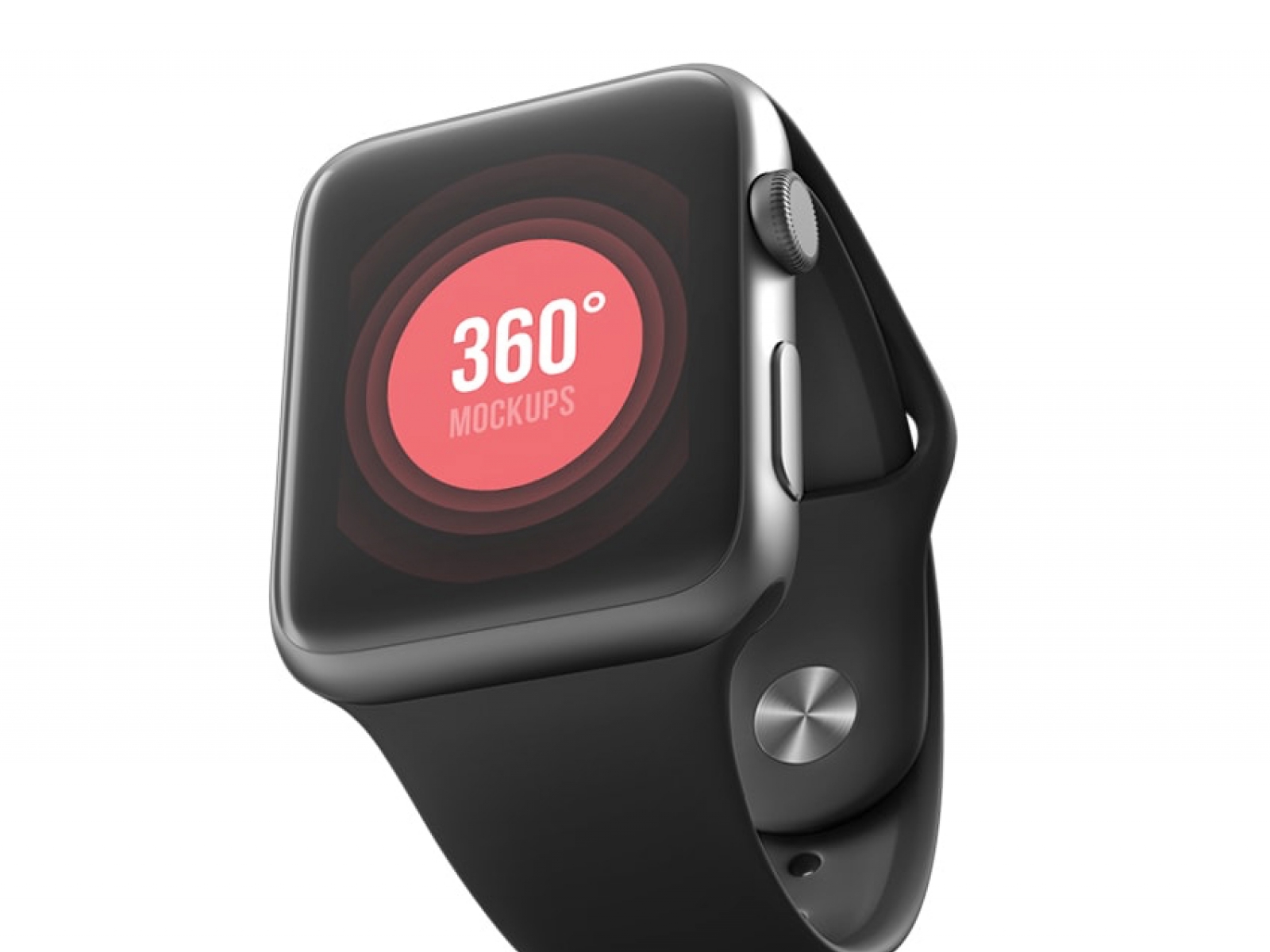 Apple Watch Sport Mockup for Figma and Adobe XD
