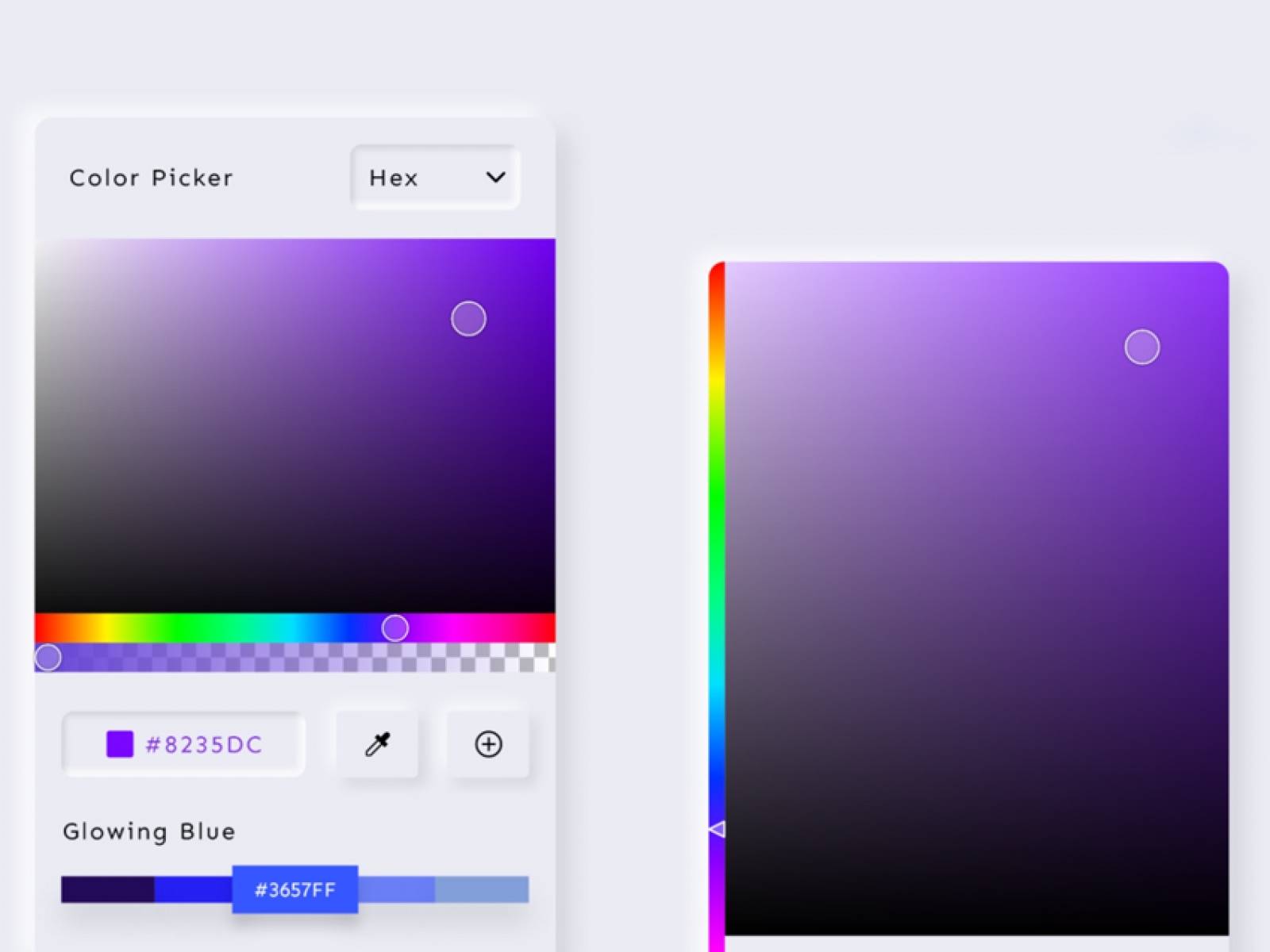Color Picker UI Design for Figma and Adobe XD