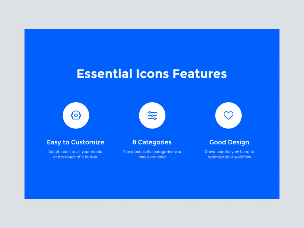 250 Essential Icons for Figma and Adobe XD No 1