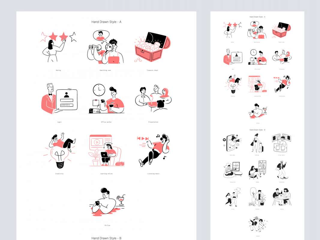 80 Streamline Free Illustrations for Figma and Adobe XD
