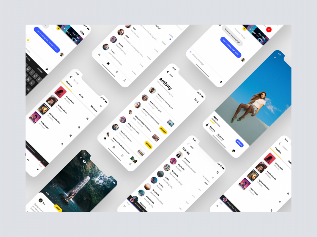 Backpack - UI Kit Free for Adobe XD for Figma and Adobe XD