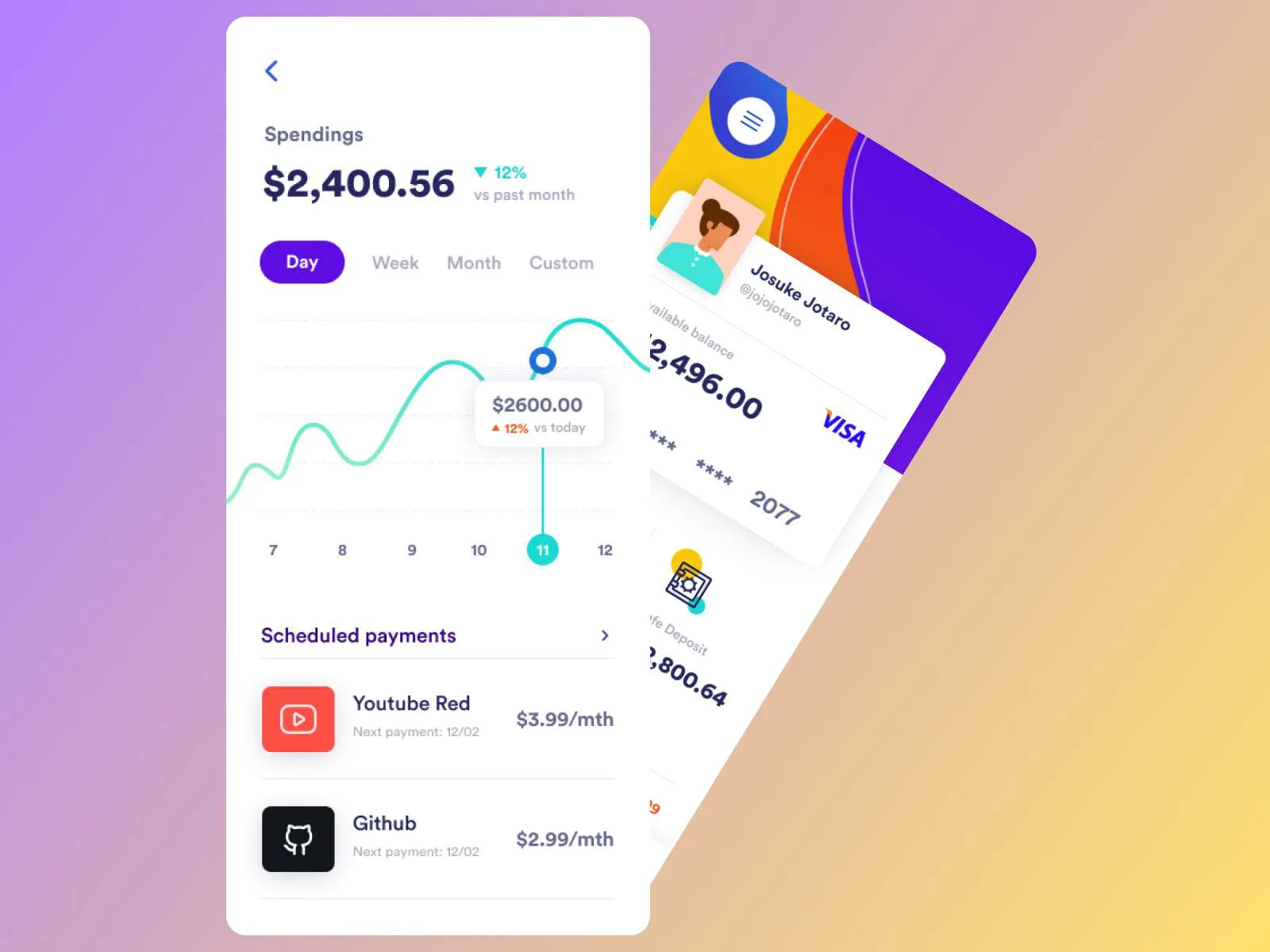 Bank Color App for Figma and Adobe XD No 5