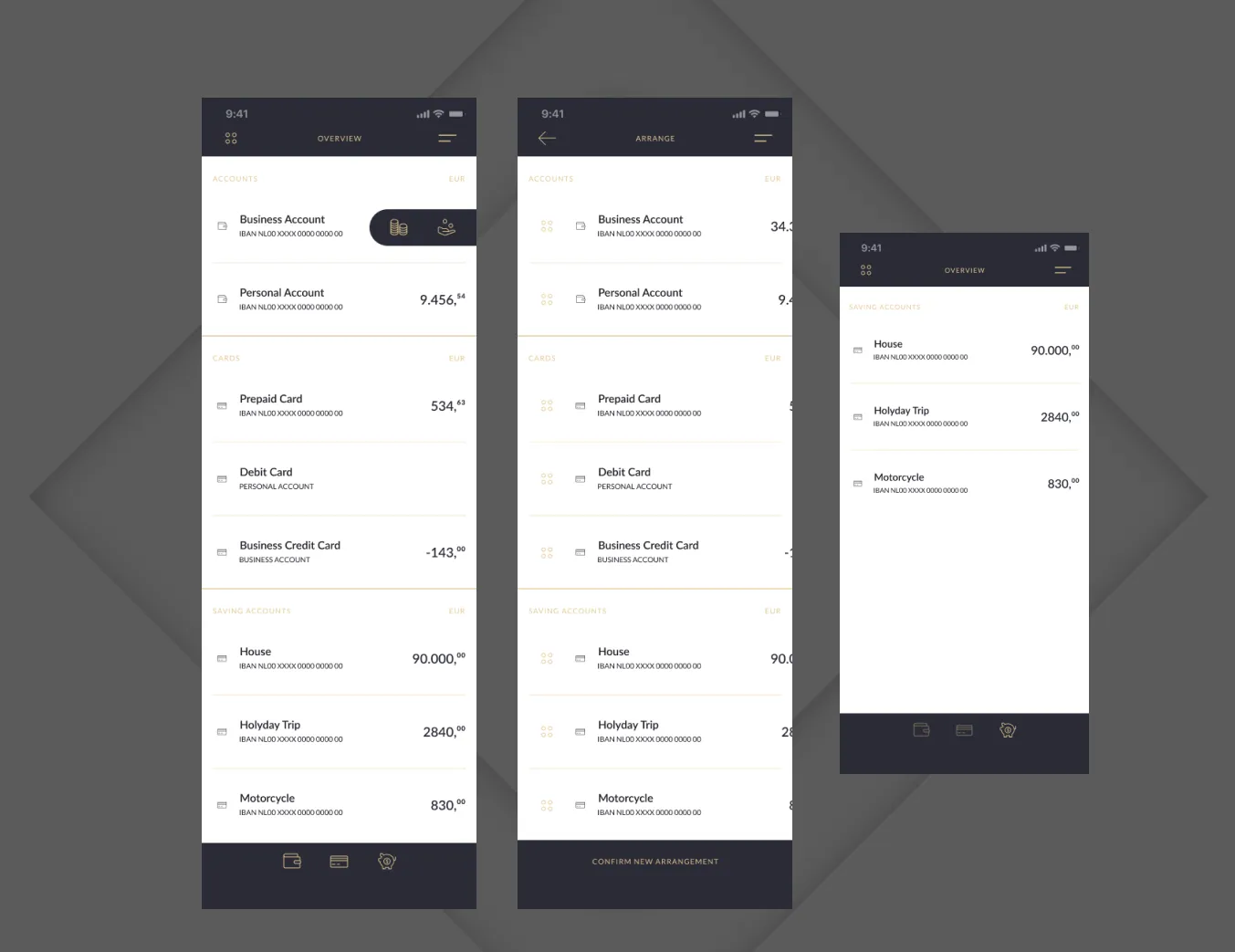 Banking App UI Kit for Figma and Adobe XD No 4