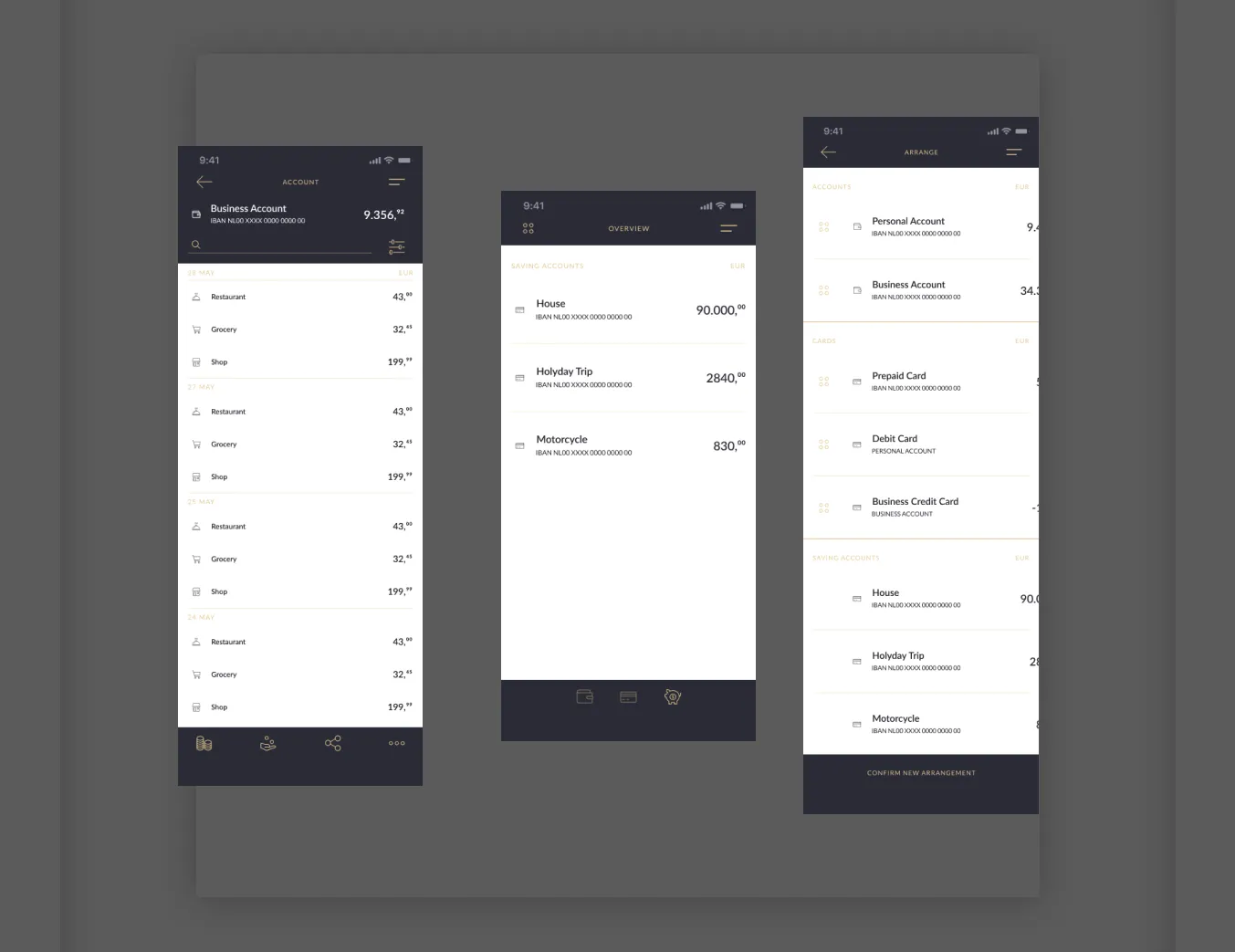 Banking App UI Kit for Figma and Adobe XD No 4
