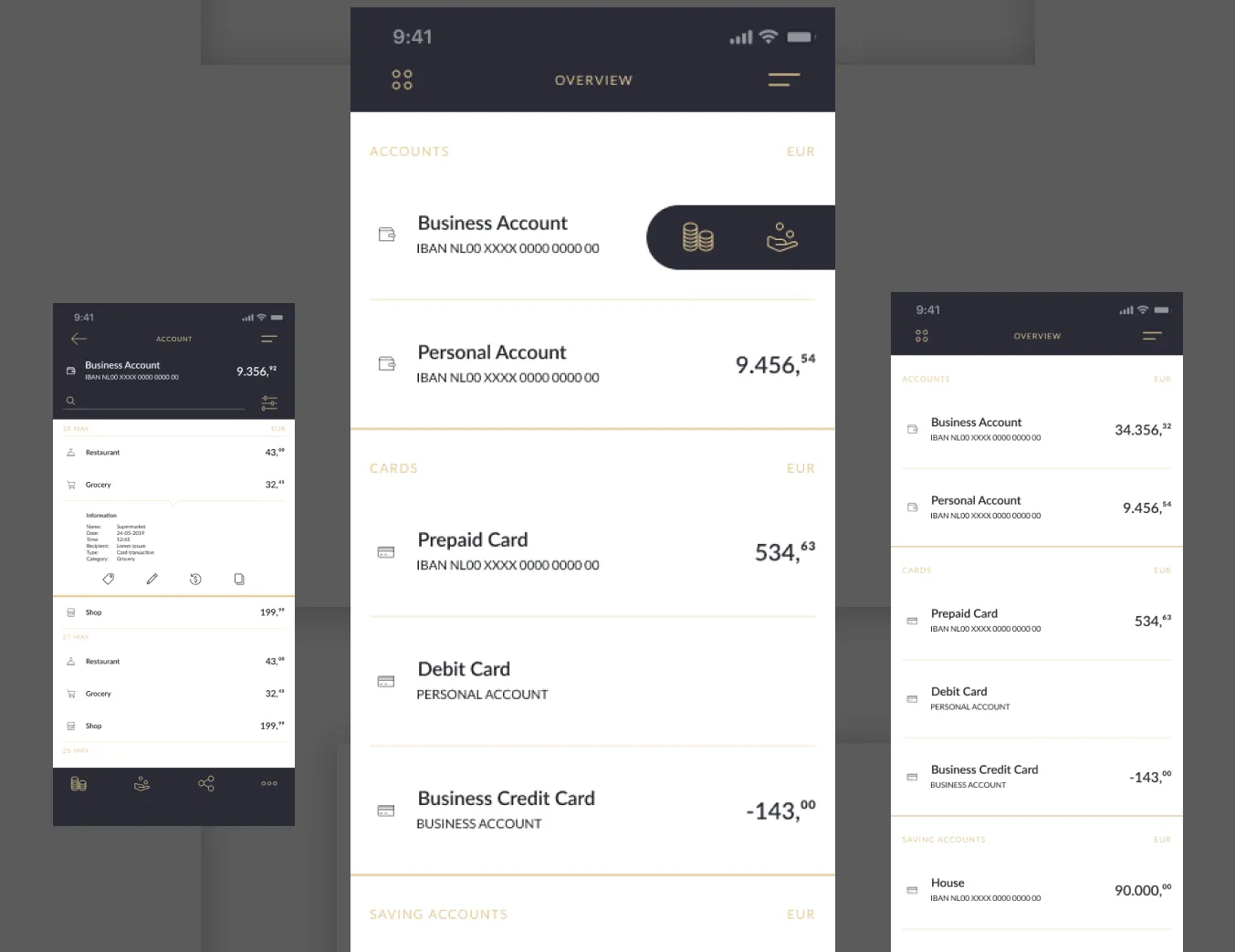 Banking App UI Kit for Figma and Adobe XD No 5