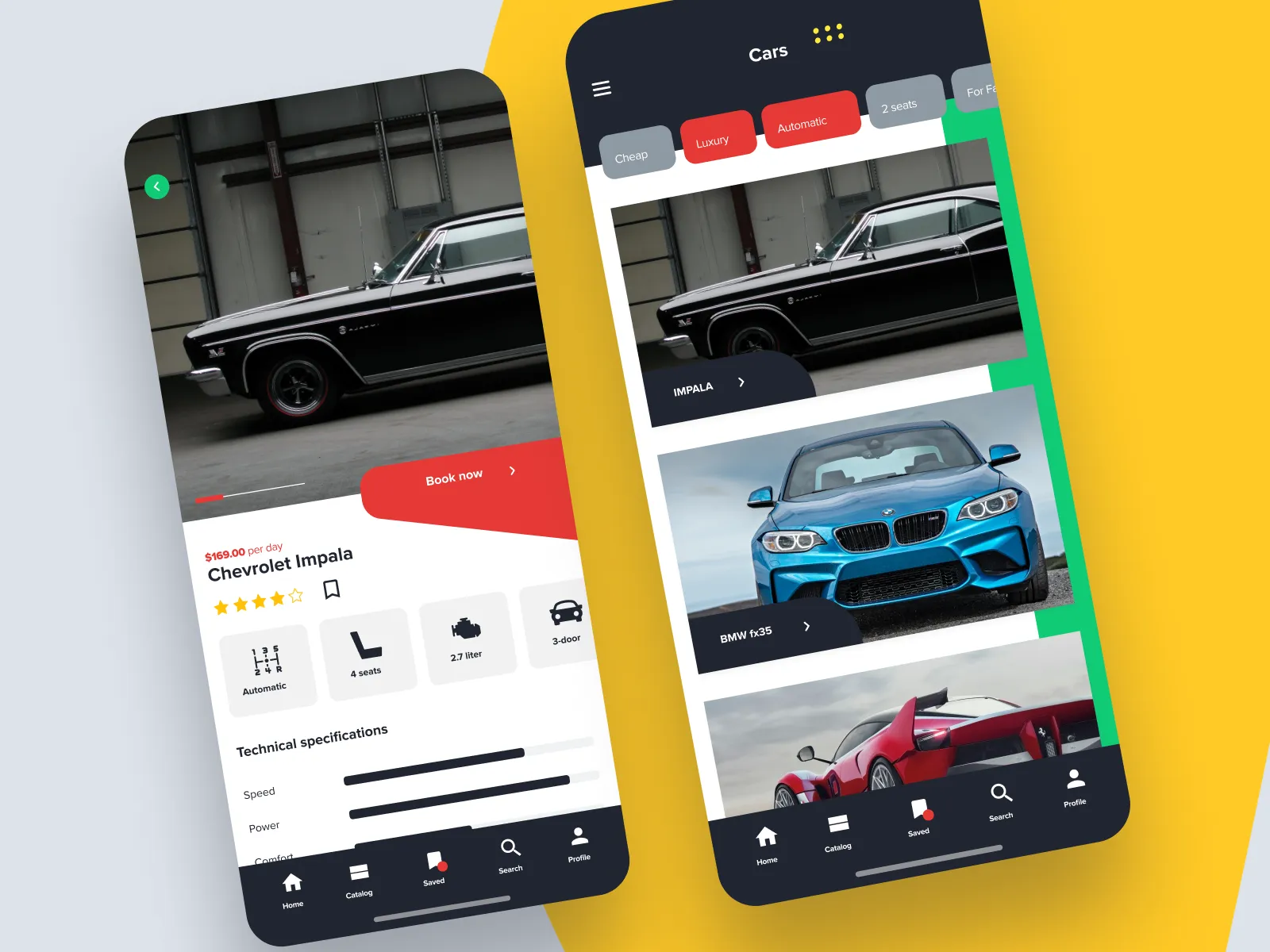 Car Rent iOS App for Figma and Adobe XD No 5