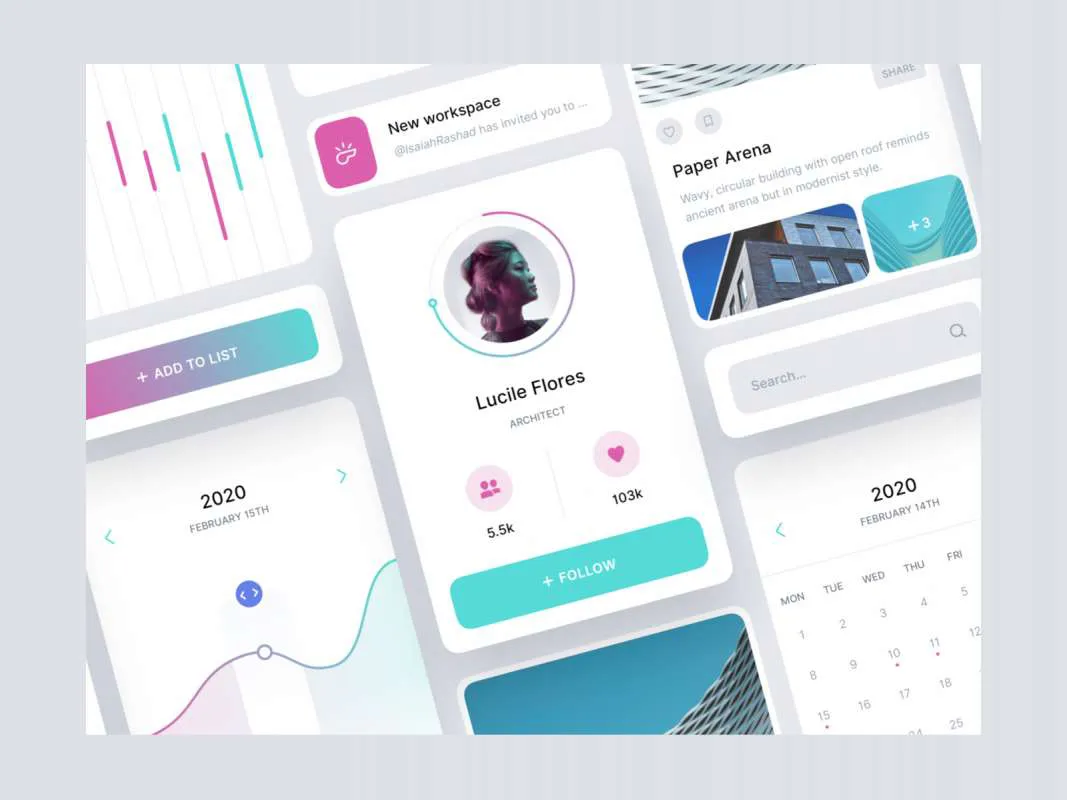 Dark & Light UI Components for Sketch for Figma and Adobe XD