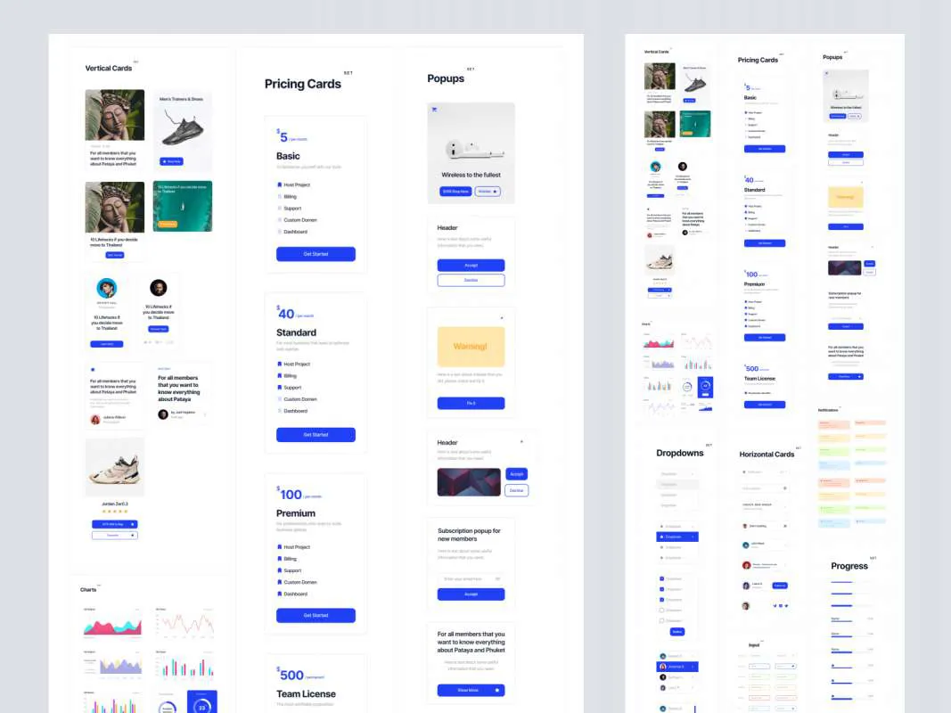 Deca Free UI Kit for Sketch and Figma for Figma and Adobe XD No 1