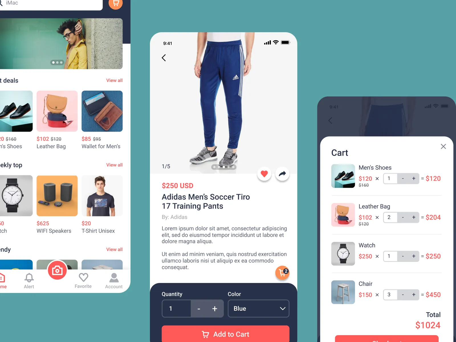 E-commerce App UI for Figma and Adobe XD No 4