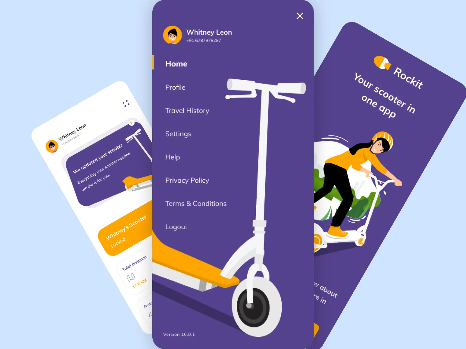 E-scooter App for Figma and Adobe XD No 5