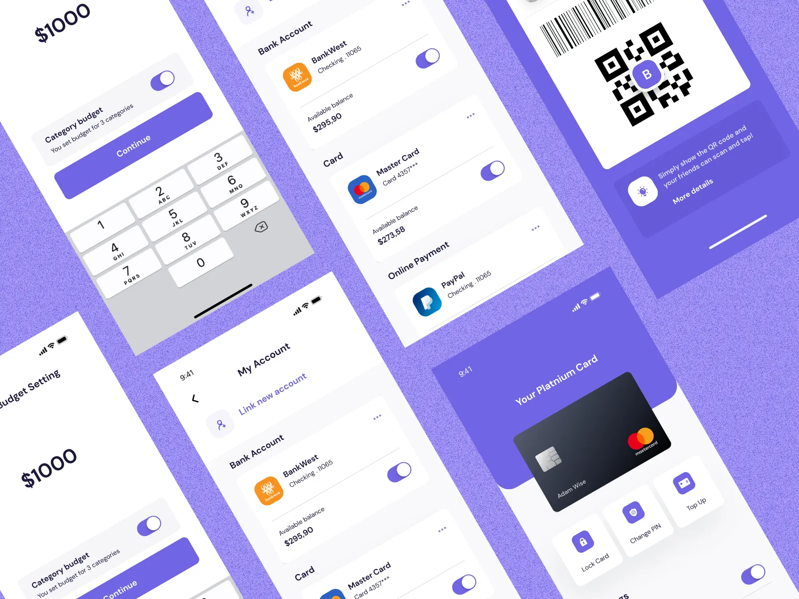 Finance & Wallet UI Kit for Figma and Adobe XD No 4
