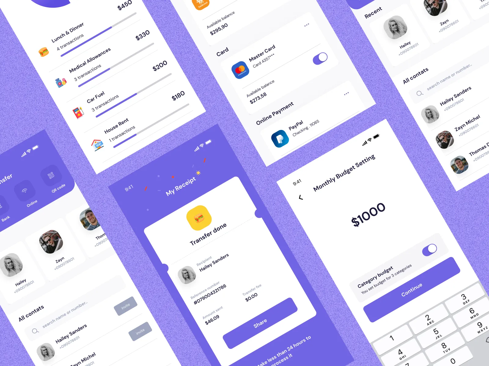 Finance & Wallet UI Kit for Figma and Adobe XD No 4