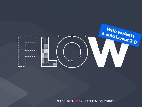 FLOW Wireframe UI Kit for Figma and Adobe XD