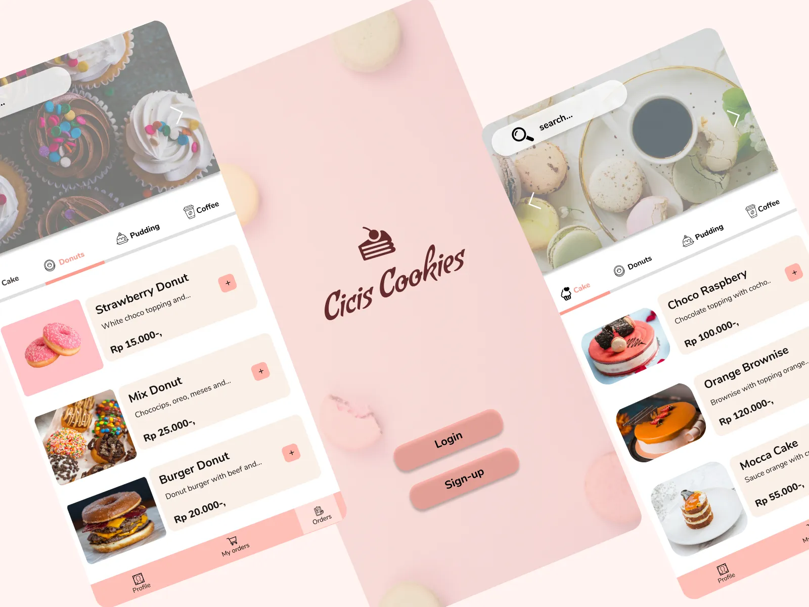 Food Ecommerce Design App for Figma and Adobe XD No 4