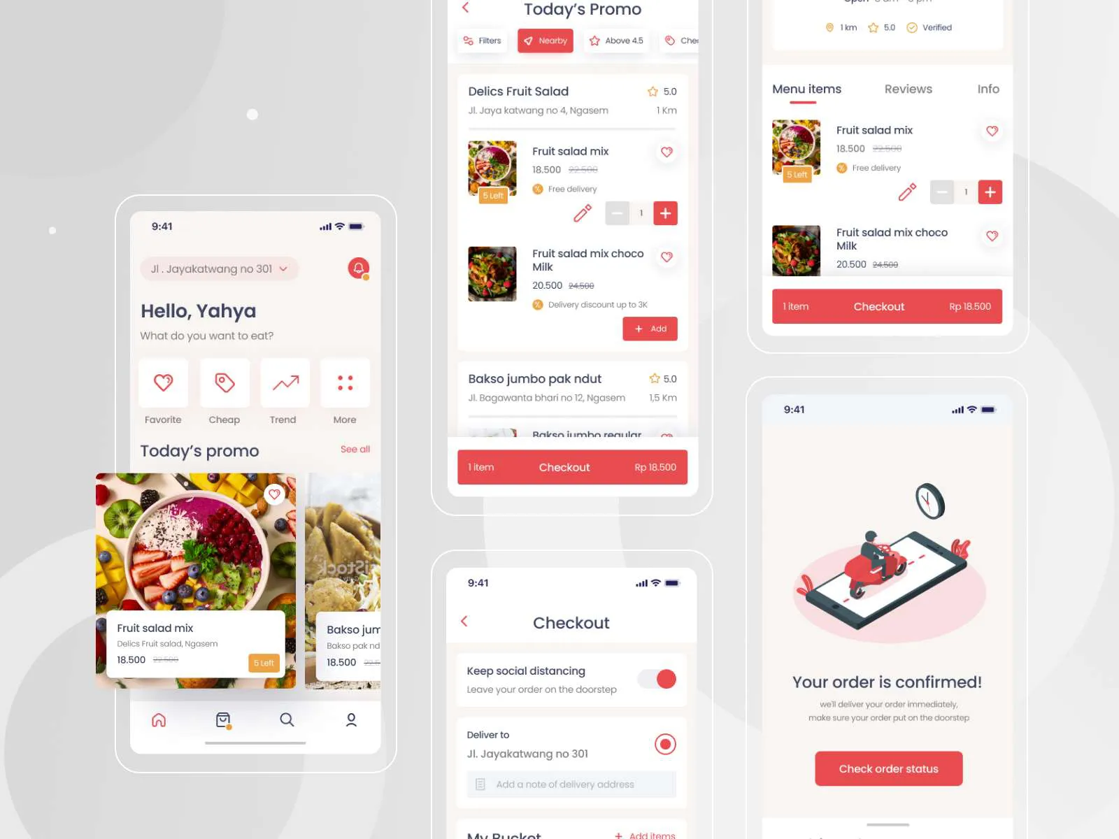 Fooders Food App for Figma and Adobe XD No 2