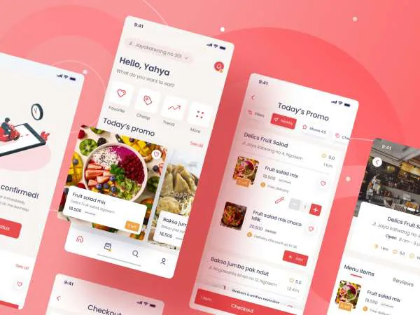 Fooders Food App for Figma and Adobe XD