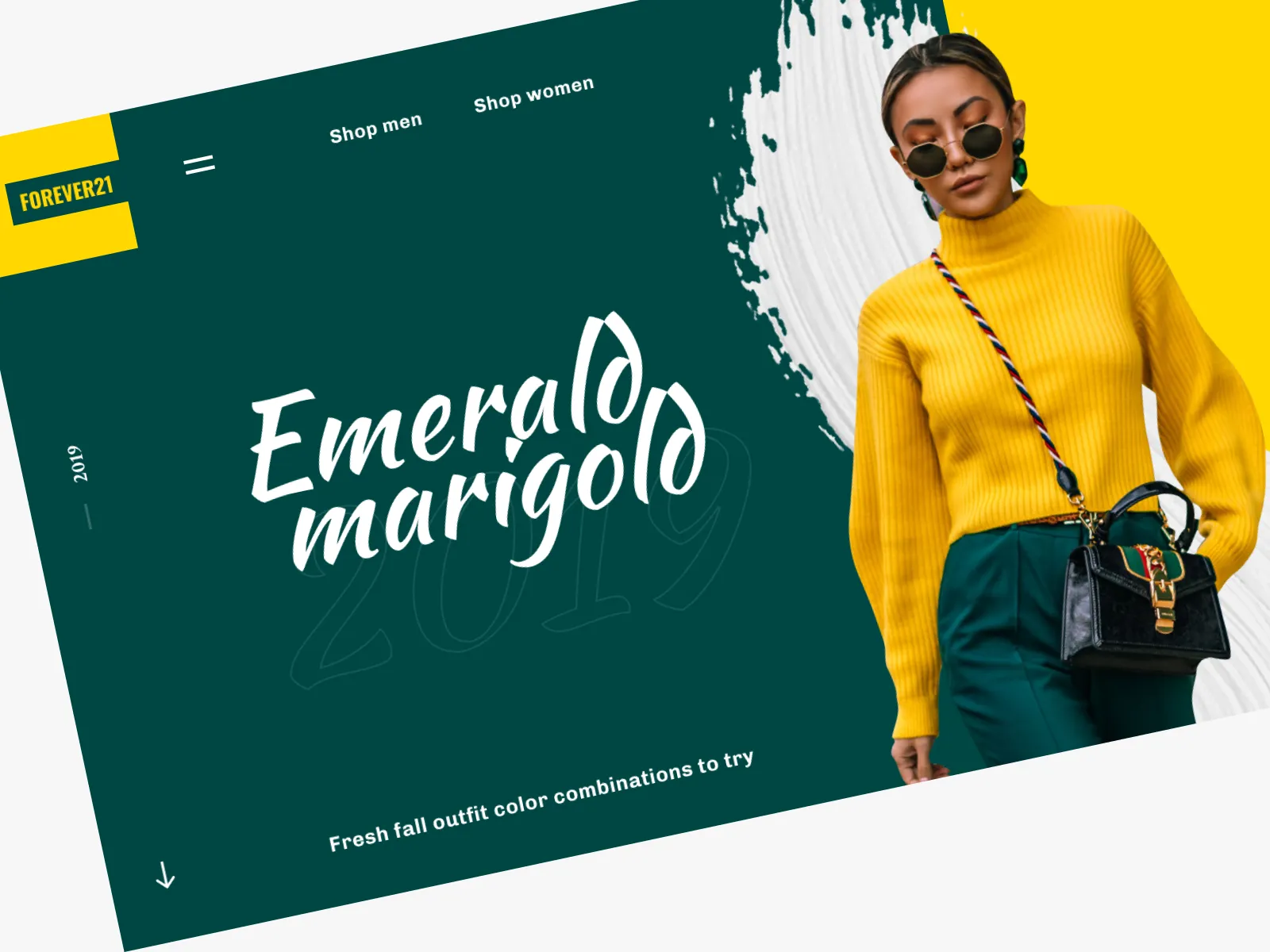 Forever 21 Concept Page for Figma and Adobe XD No 4