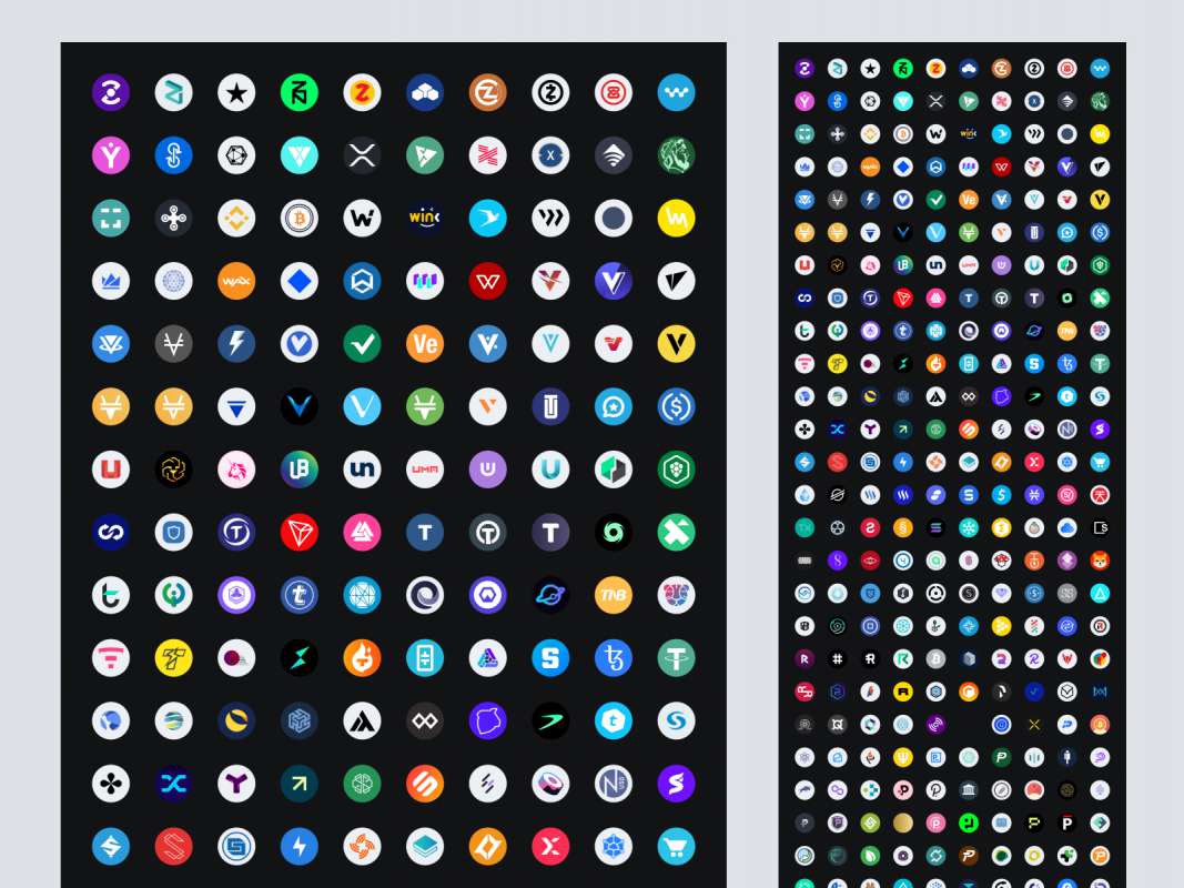 Free 579 Cryptocurrency Vector Logos for Figma and Adobe XD No 1