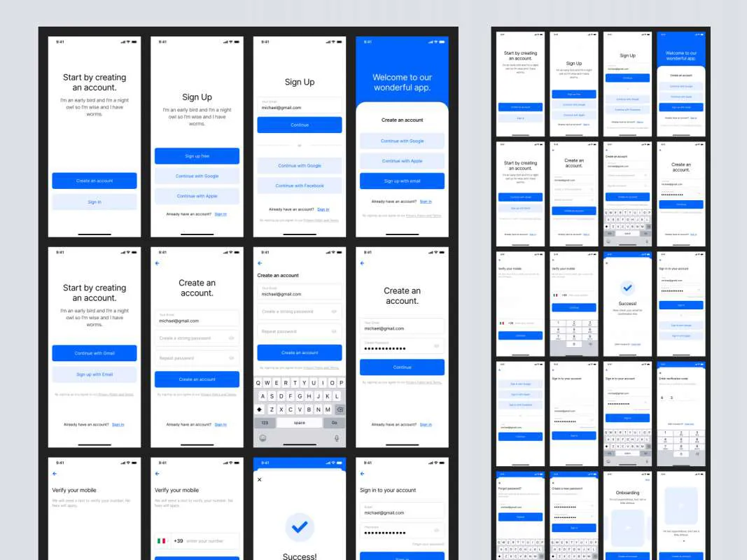 Free iOS 14 Wireframe UI Kit for Adobe XD for Figma and Adobe XD