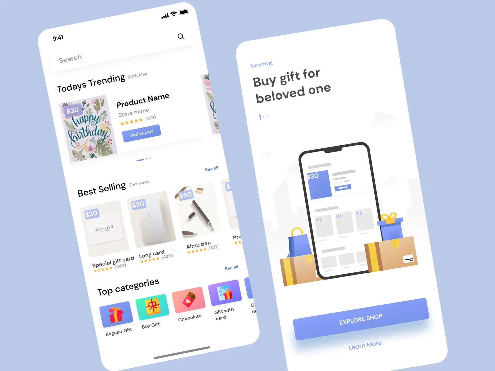 Gift Shop Ui Kit for Figma and Adobe XD No 4