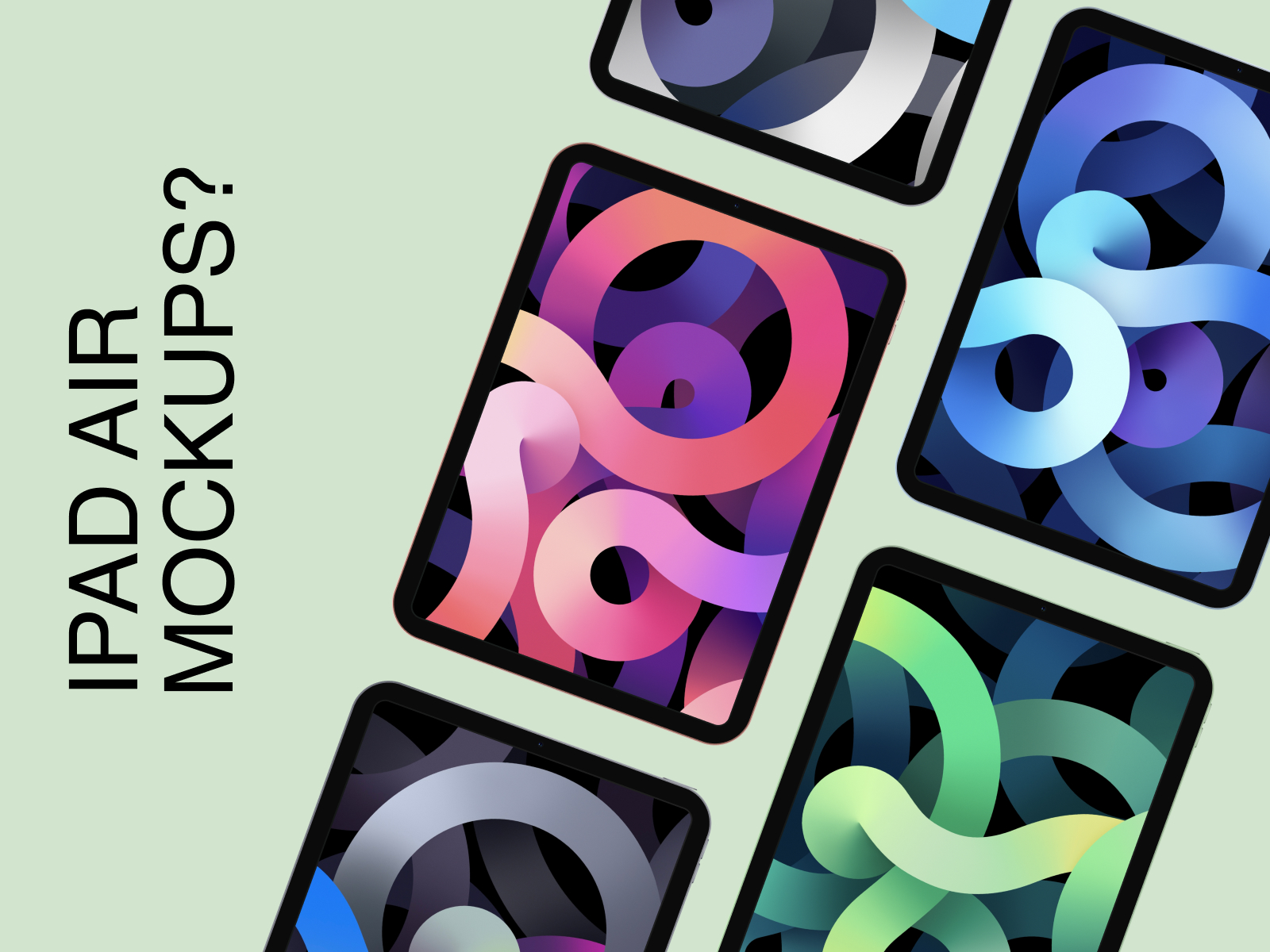iPad Air Mockups for Figma and Adobe XD No 1