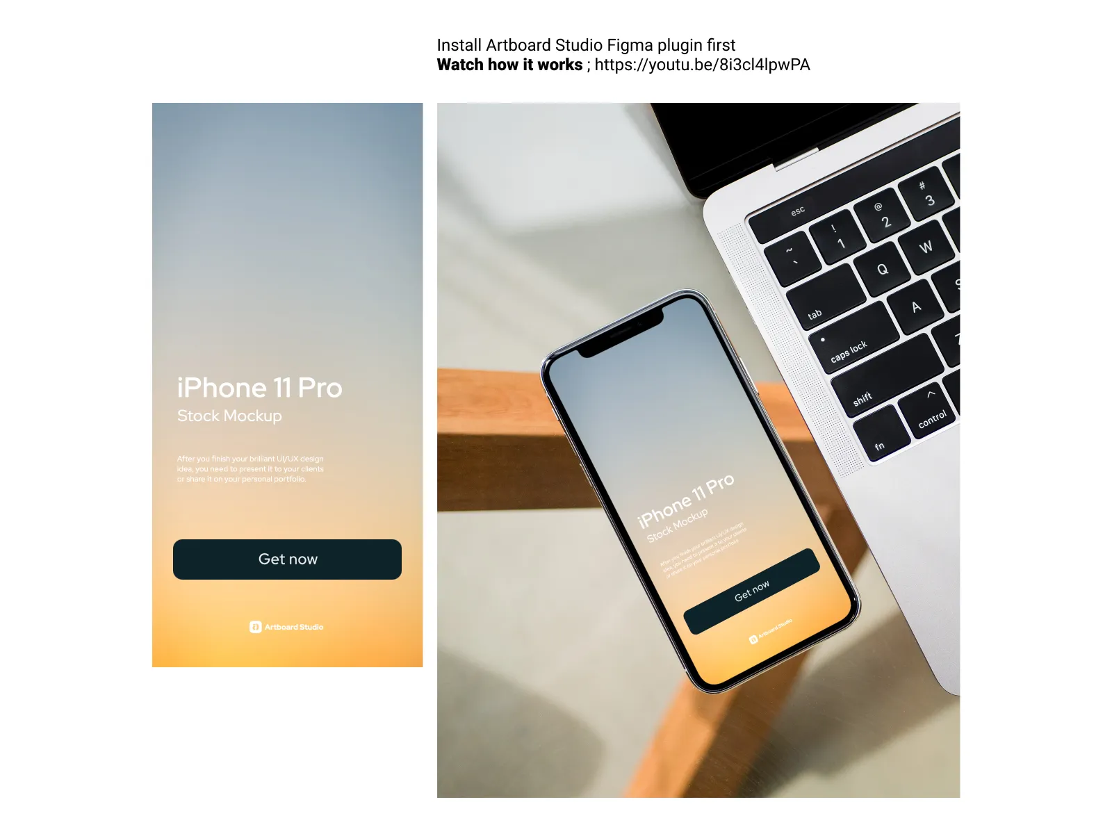 iPhone 11 Pro Real Mockup for Figma and Adobe XD No 4