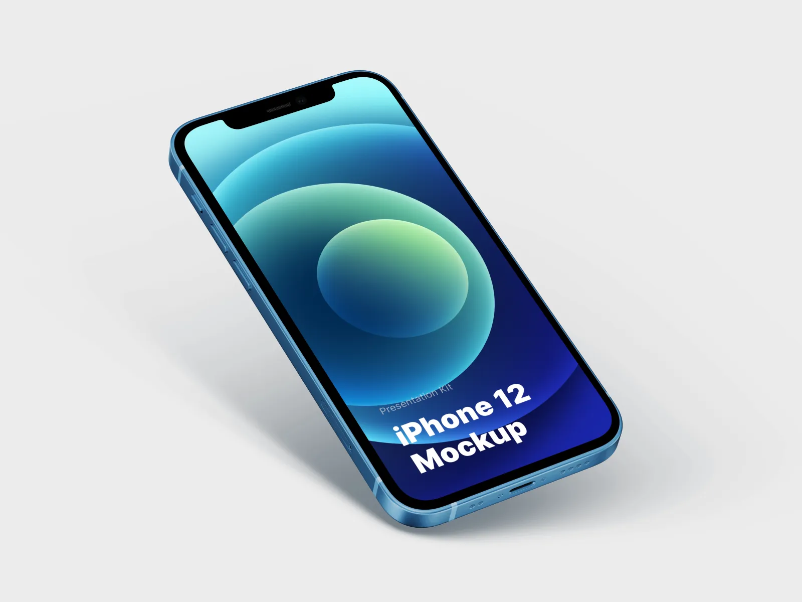 iPhone 12 3D Color Mockup for Figma and Adobe XD No 2