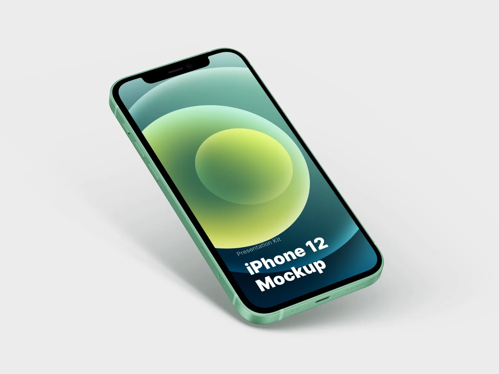 iPhone 12 3D Color Mockup for Figma and Adobe XD No 4