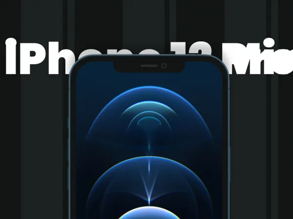 iPhone 12 Mini Mockups for Figma and Adobe XD No 1