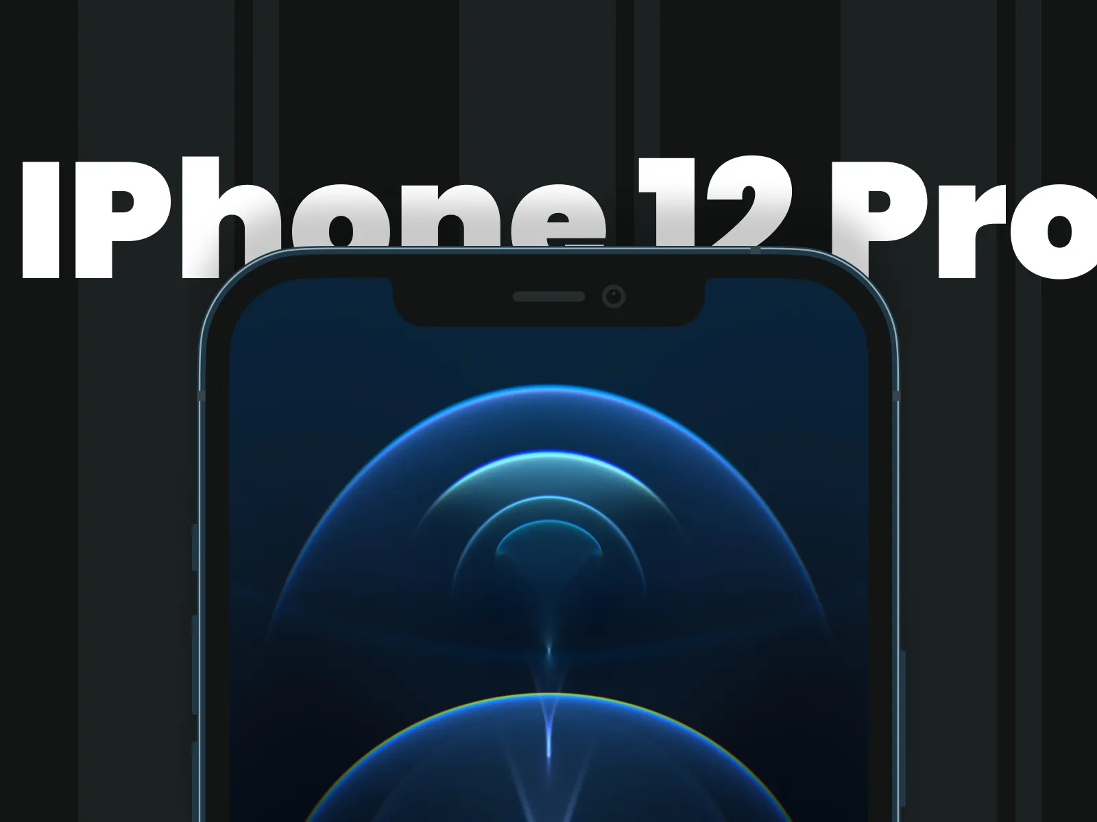 iPhone 12 Pro Max Flat Mockup  - Free template