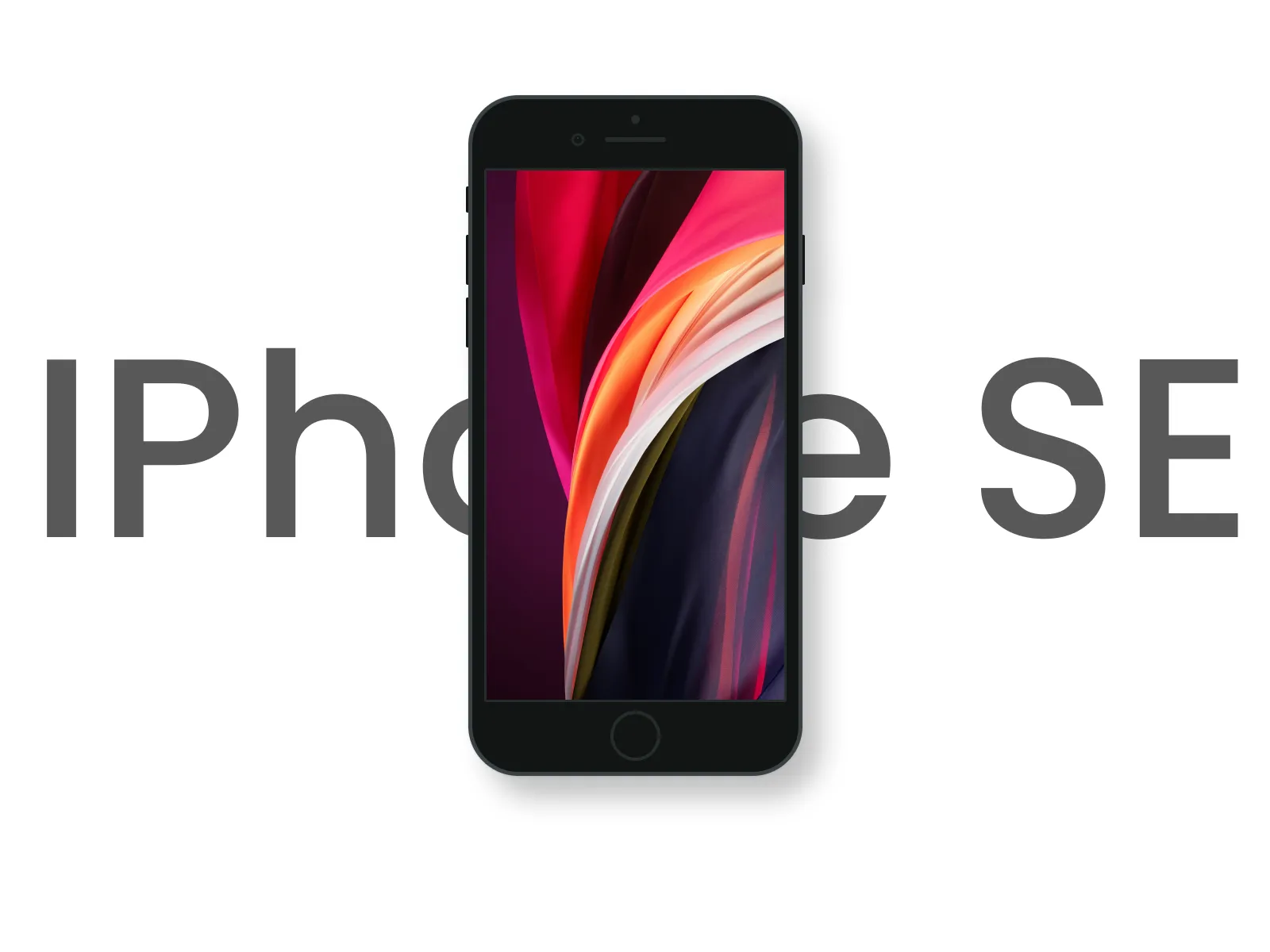 iPhone SE Mockup  - Free template