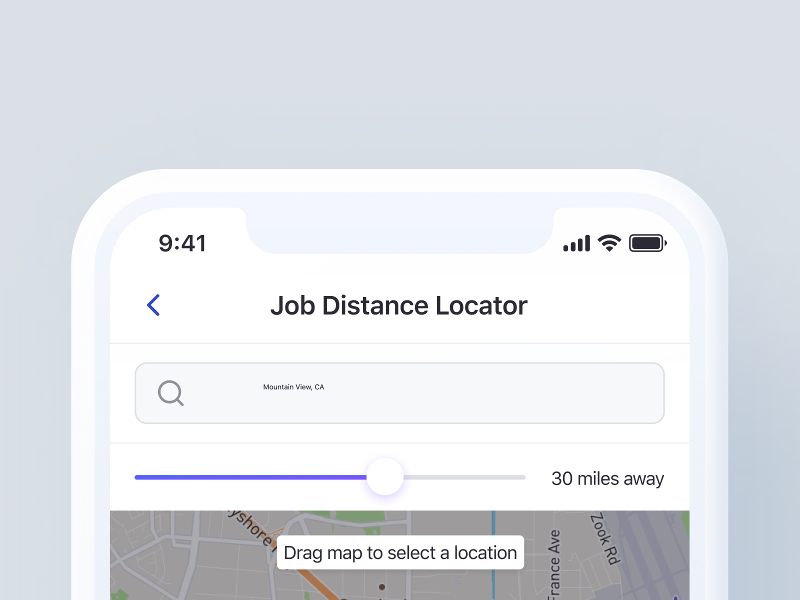 Job Finder App freebie for Figma and Adobe XD