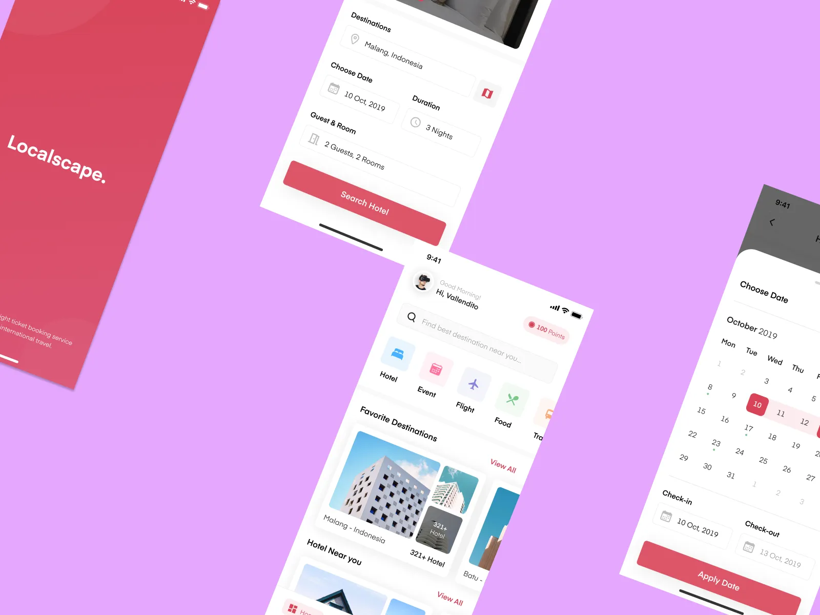 Localscape Travel App for Figma and Adobe XD No 5