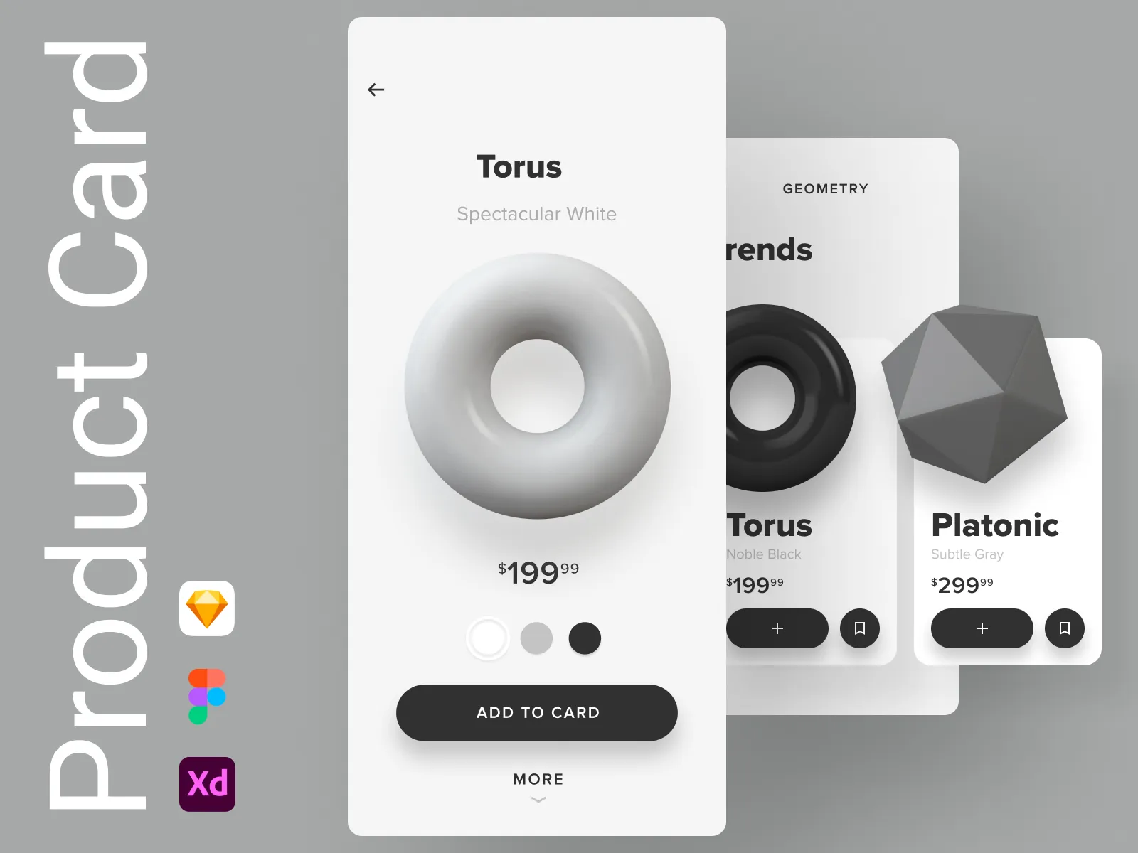 Mobile Product Card for Figma and Adobe XD