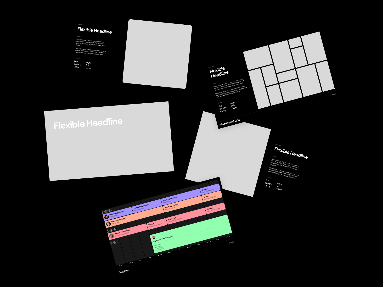 Moodboard Layouts for Figma and Adobe XD