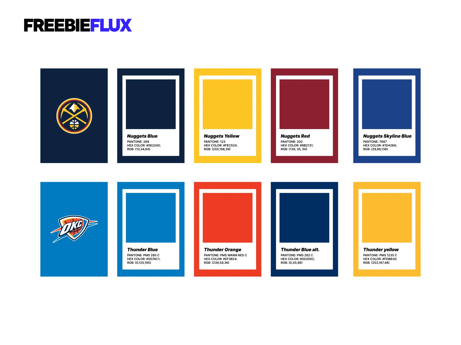NBA Colors for Figma and Adobe XD No 4
