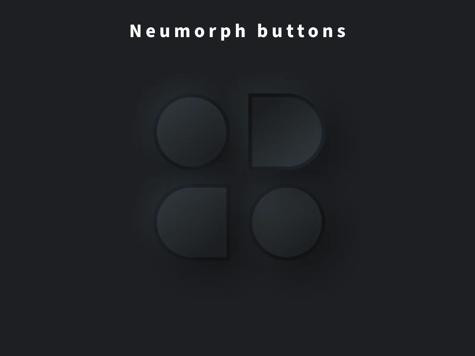 Neumorph Buttons for Figma and Adobe XD No 4