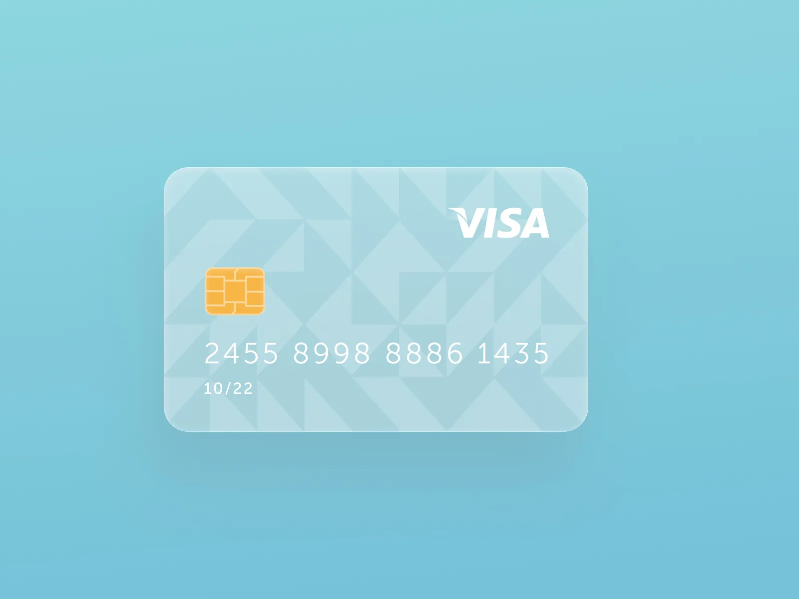 Neumorphic Bank Card for Figma and Adobe XD No 5