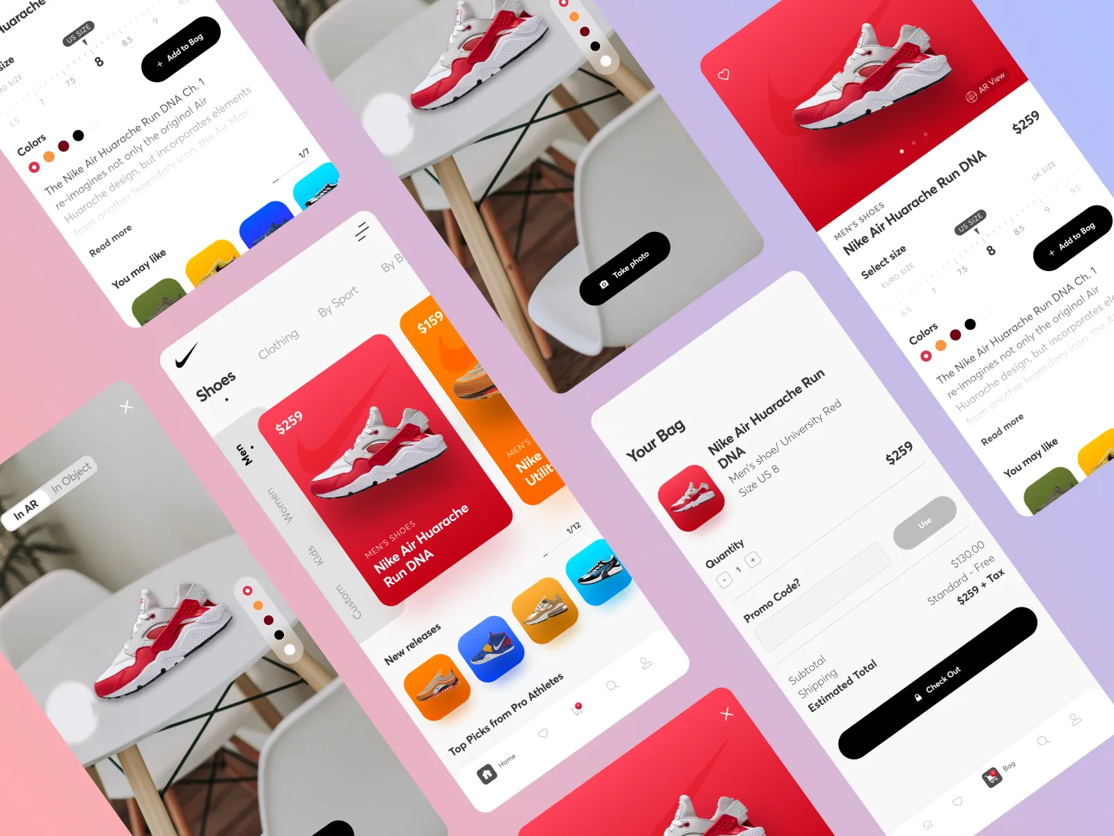 Nike Challenge Concept for Figma and Adobe XD No 5